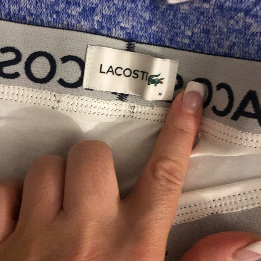 Lacoste / Joe’s White Boxer Briefs with Logo Waistband, cotton- 2 Pair new M